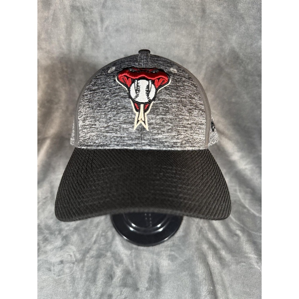 Arizona Diamondbacks Hat Cap Mens Medium Gray‎ MLB Baseball New Era 39THIRTY